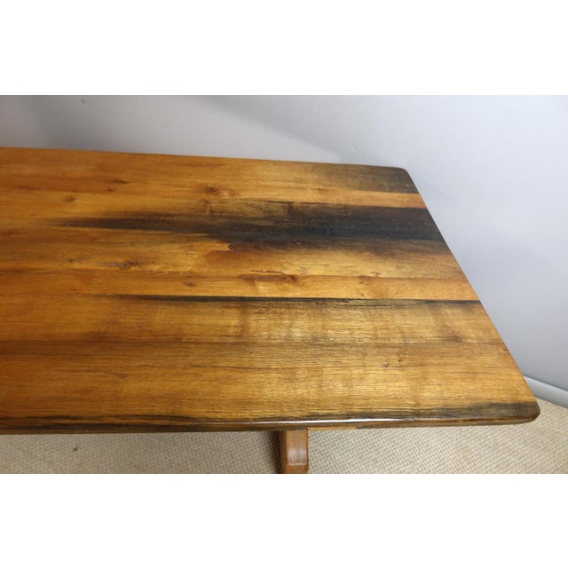 1960s Vintage Table in Oak, 1960s For Sale - Image 5 of 8