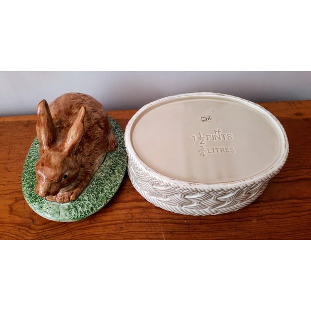 Fitz Floyd Bunny Rabbit Tureen Mid C For Sale In Fayetteville, AR - Image 6 of 7