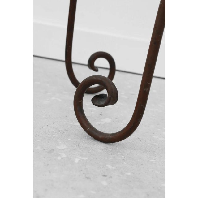 Mid-Century Wrought Iron Floor Candleholder Set of Three, C. 1950s-60s For Sale - Image 4 of 4