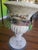 Vintage Classical Revival Urn With Patinated Metal Handles & Grape Motif For Sale - Image 12 of 12