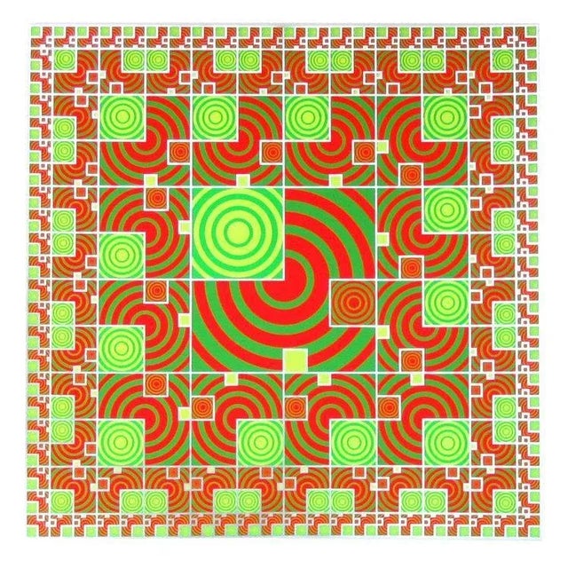 Sixties Takaaki Matsumoto 1991 Screenprint, signed and numbered in pencil Edition: 68 24 x 24 in. (60.96 x 60.96 cm) A...