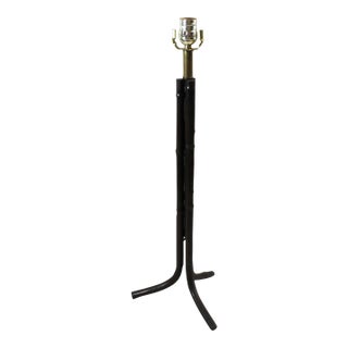 1990s Bamboo Design Table Lamp Bronze For Sale