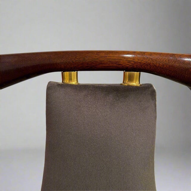Mid-20th Century Set of Six Dining Chairs by Osvaldo Borsani For Sale - Image 11 of 18