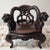 19th Century Japanese Meiji Era Hand-Carved Dragon Throne Armchair For Sale - Image 15 of 18