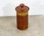 Mid Century Modern Lidded Jar Pot Round Clay Brown Studio Pottery Stoneware MCM For Sale - Image 4 of 12