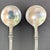 Metal Antique Pair of Ball End Silver Salt Spoons by George Sharp For Sale - Image 7 of 9