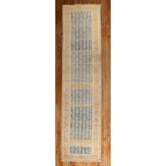 Persian Vintage Zabihi Collection Persian Wide Long Runner - 3'8" x 16' For Sale - Image 3 of 12