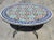 60" Moroccan Multi-Color Beldia Mosaic Table For Sale In Orlando - Image 6 of 7
