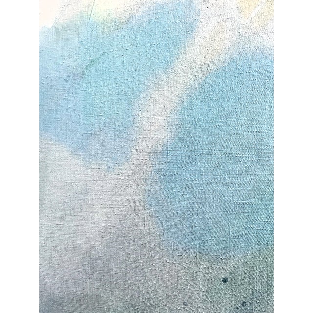 “Longer if I May” Contemporary Abstract Painting in Subtle Neutrals & Textured Layers by Stacey Warnix For Sale - Image 9 of 11