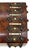 Brown Burl Walnut and Brass Dome-Top Box With Mother-Of-Pearl, English, Ca. 1860 For Sale - Image 8 of 9