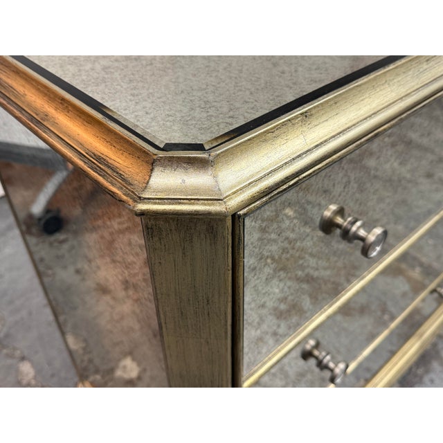 Ethan Allen Vivica Mirrored Chest of Drawers For Sale - Image 10 of 12