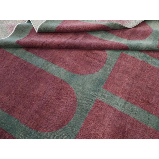 Galerie Shabab Collection Mid-20th Century Turkish Art Deco Style Carpet For Sale - Image 9 of 9