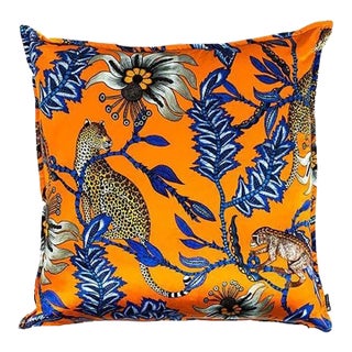 Monkey Bean Pillow - Velvet - Flame For Sale