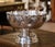 Serve champagne or punch in elegant French style with this impressive vintage silver-plated bowl. Crafted in France circa...