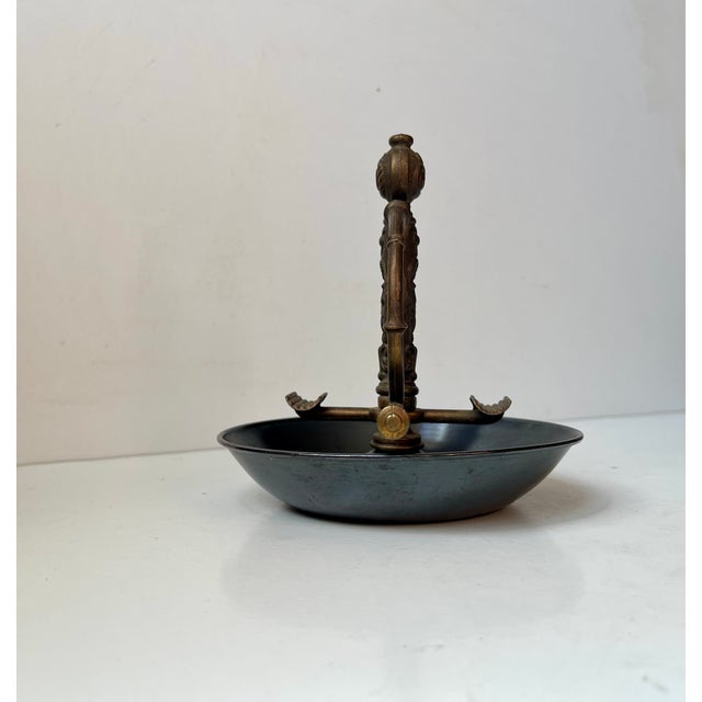Vintage Sword Handle Venus Ashtray in Brass, 1960s For Sale - Image 3 of 9