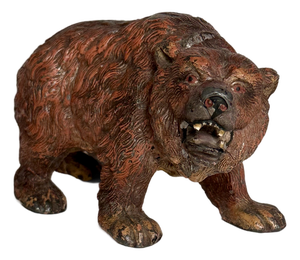Cast Iron Brown Bear Figurine, Germany, 1920s