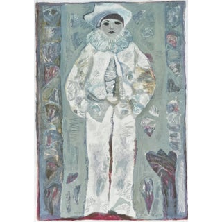 1970s Judith Bledsoe Harlequin Lithograph For Sale