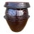 Antique Redware Korean Traditional Onggi Fermentation Jar, With Lid, Circa 1920’s For Sale