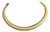 1950s Textured Omega Choker Necklace Tubular Mesh/Coil Method (Tubogas Style) Over a Hollow Core. For Sale
