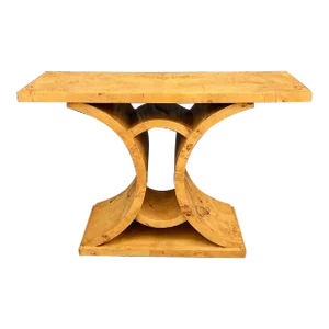 Art Deco Wall Console Table Wood Furniture