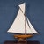 Vintage English Carved Hull Pond Yacht, 1930 For Sale - Image 4 of 18