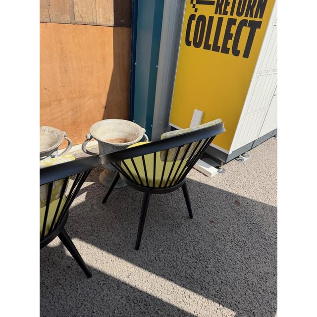 Modern Chairs with Lime Green Upholstery, 2000s, Set of 4 For Sale - Image 4 of 11