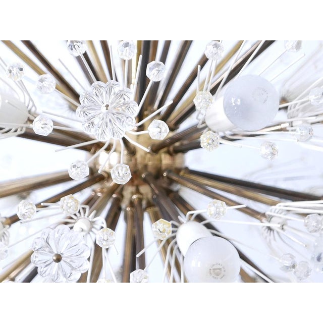 Large 33-Light Dandelion Chandelier by Emil Stejnar for Rupert Nikoll, 1950s For Sale - Image 11 of 18