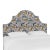 Halsted Headboard in Mustard Plum Leopard, Twin For Sale