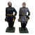 Ulysses S. Grant and Robert E. Lee Civil War General Bookends, Set For Sale