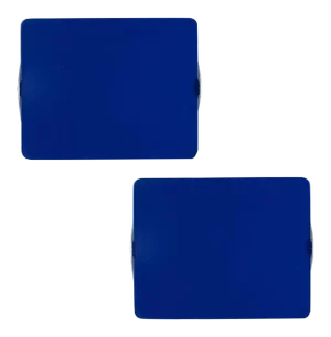 Charlotte Perriand Blue 'Applique á Volet Pivotant' Wall Lights - a Pair