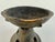 Primitive 19th Century Black Clay Pedestal Bowl With Geometric Cutouts For Sale - Image 10 of 11