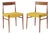 Vintage Teak Dining Chairs from Casala, Germany, 1960s, Set of 2 For Sale