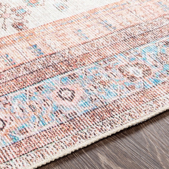 Traditional Amelie Machine Woven Rug Light Grey 7x10 For Sale - Image 3 of 5