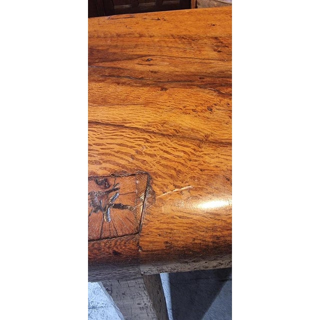 Wood Vintage Brutalist Coffee Table in Acasia, 1970s For Sale - Image 7 of 18