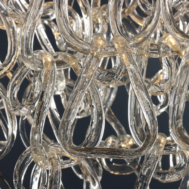 Murano Glass Giogali Lamp by Angelo Mangiarotti for Vistosi, 1960s For Sale - Image 10 of 11