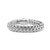 John Hardy Classic Icon 0.69ct Round Diamond Pave Sterling Silver Link Bracelet For Sale - Image 4 of 8