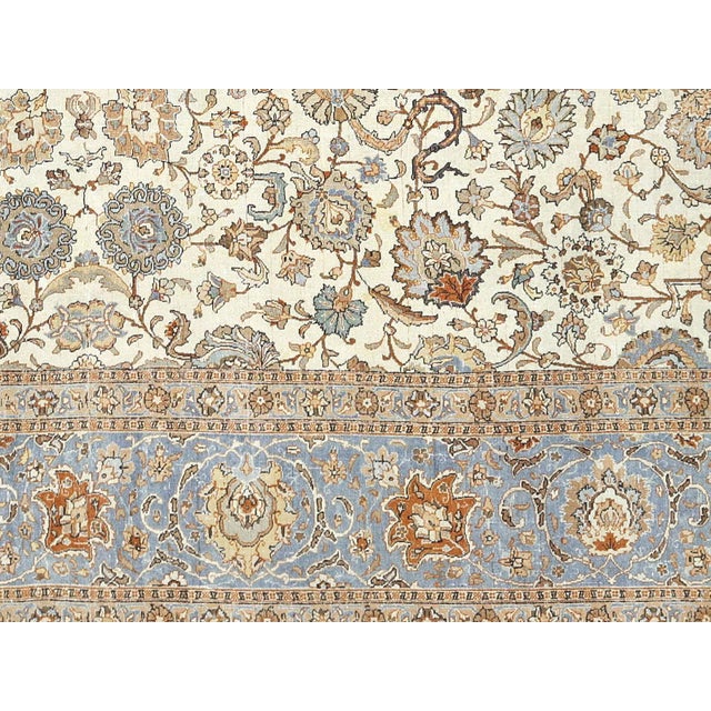 Semi Antique Persian Tabriz Rug - 10'3" x 13'1", Tabriz rugs are among the most exquisite and sought-after types of...