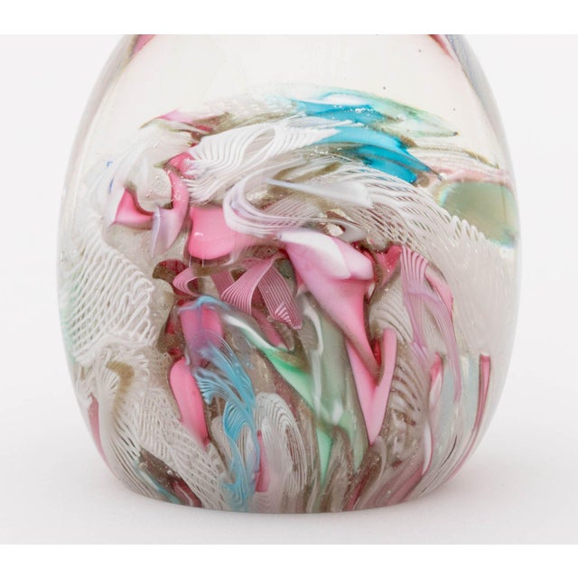 Collection of Six Collection of Murano and French Glass Paperweights For Sale - Image 9 of 13