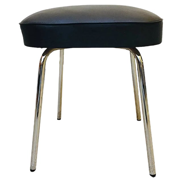 Leatherette Stool from Thonet, 1960s For Sale