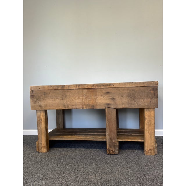 Antique English Workbench For Sale - Image 9 of 11