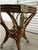 Chippendale 1990s Bamboo Chippendale Glass Top Table For Sale - Image 3 of 4