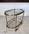 Oval Serving Cart in Brass and Glass, Italy, 1950s For Sale - Image 6 of 18