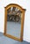 American Broyhill Furniture Solid Oak Early American Country Style 36" Arched Mirror 2283-241 For Sale - Image 3 of 7