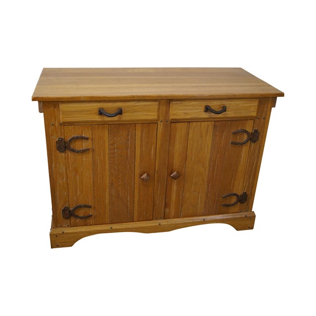 Brandt Ranch Oak Horseshoe Hinge Sideboard Chairish