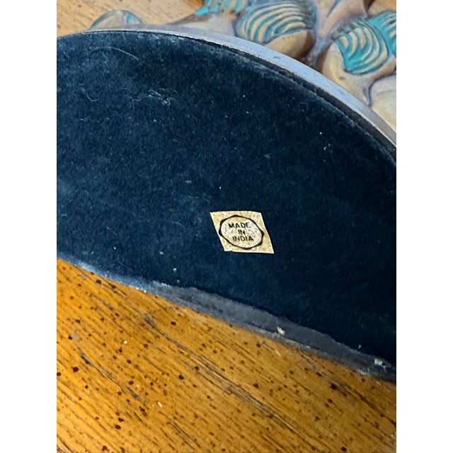 Vintage Pair Bronze Metal Lion Bookends For Sale - Image 13 of 13