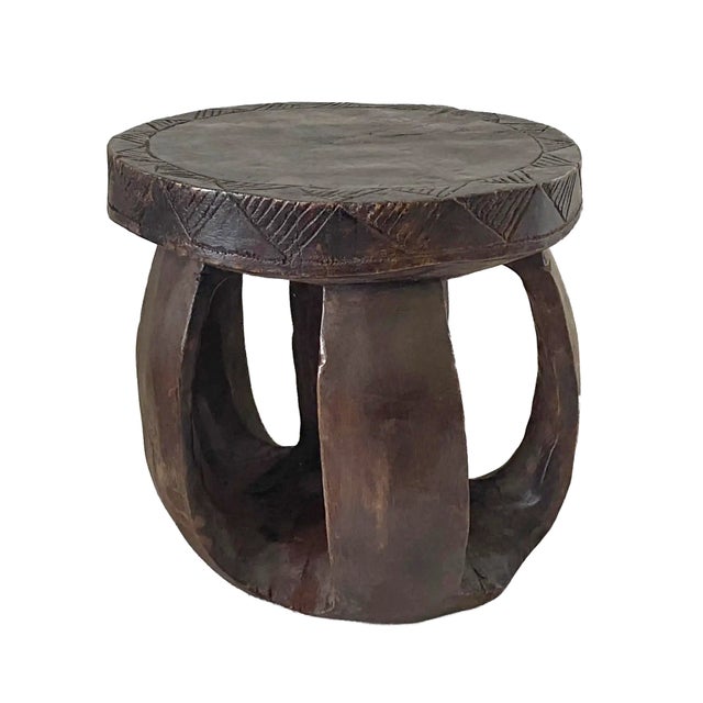 1980s African Baga Low Stool Guinea-Bissau For Sale - Image 5 of 8
