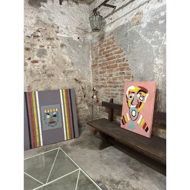 Contemporary ArpVerdeacqua, Too Much Emotions, 2022, Acrylic on Canvas For Sale - Image 3 of 7