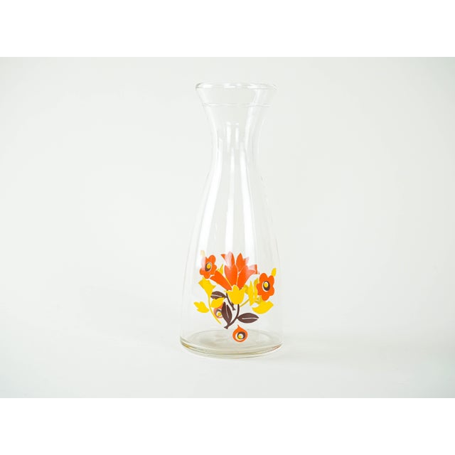 Vintage Italian Glass Carafe, 1970s For Sale - Image 4 of 9
