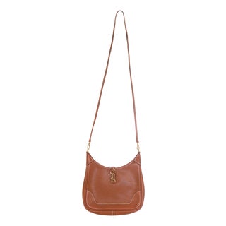 Hermès Gold Courchevel Leather Micro Trim 15cm Bag With Gold Hardware, 1991. For Sale