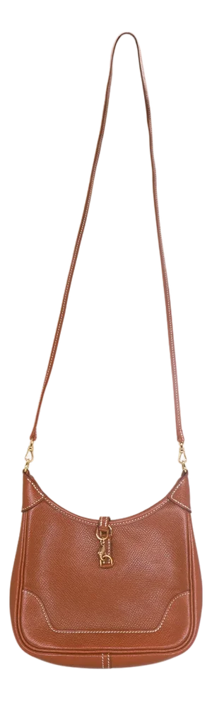 Hermès Gold Courchevel Leather Micro Trim 15cm Bag With Gold Hardware, 1991.